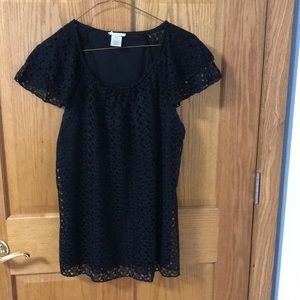 Brittany Black - Black lace shirt